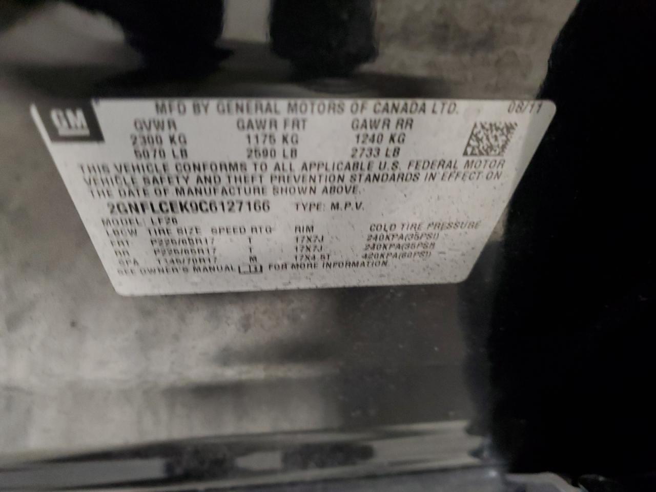 2012 Chevrolet Equinox - Image 15