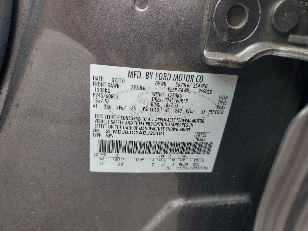 2010 Lincoln MKX - Image 13