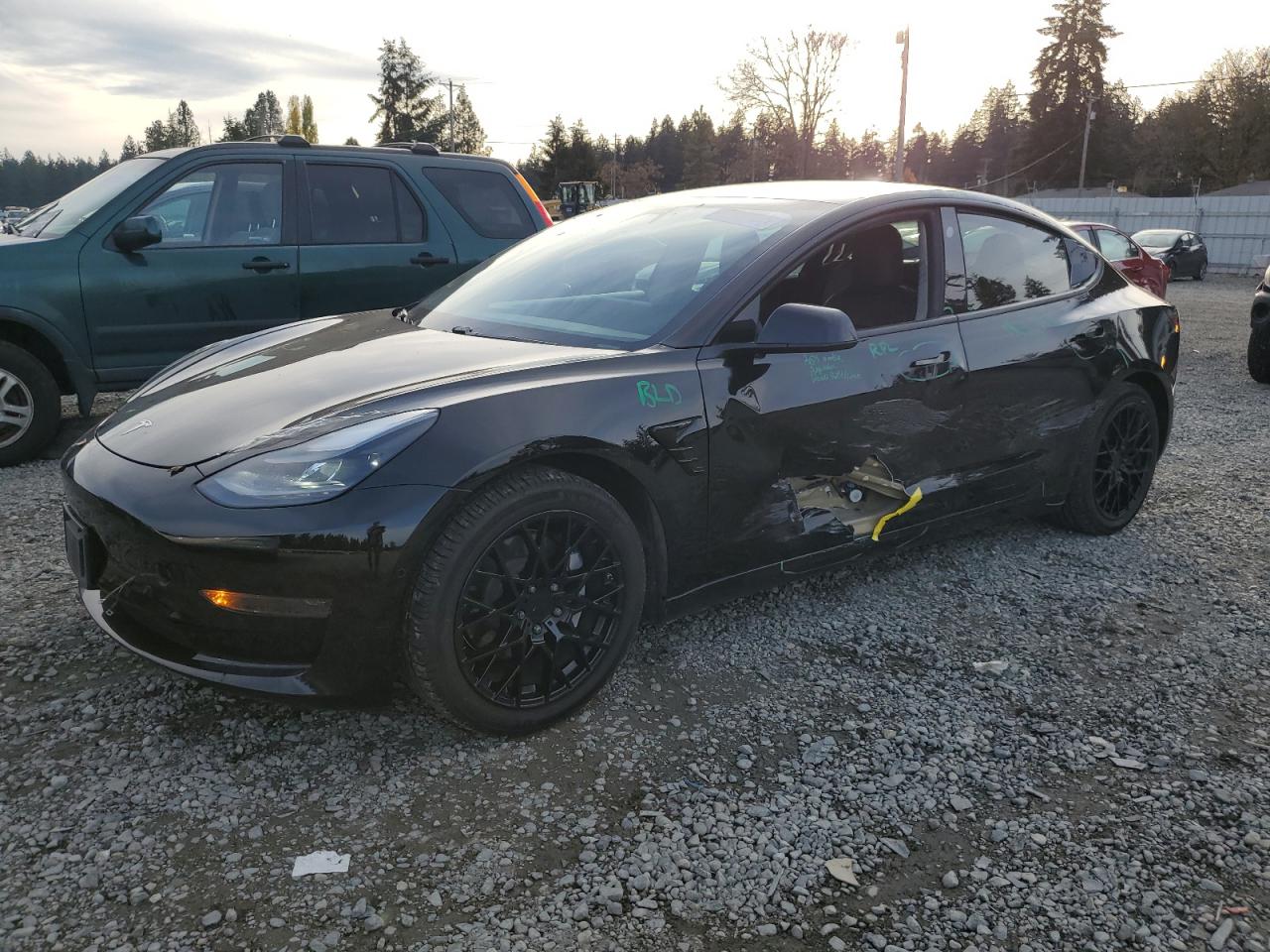 VIN 5YJ3E1EA6MF929509 2021 TESLA MODEL 3 no.1