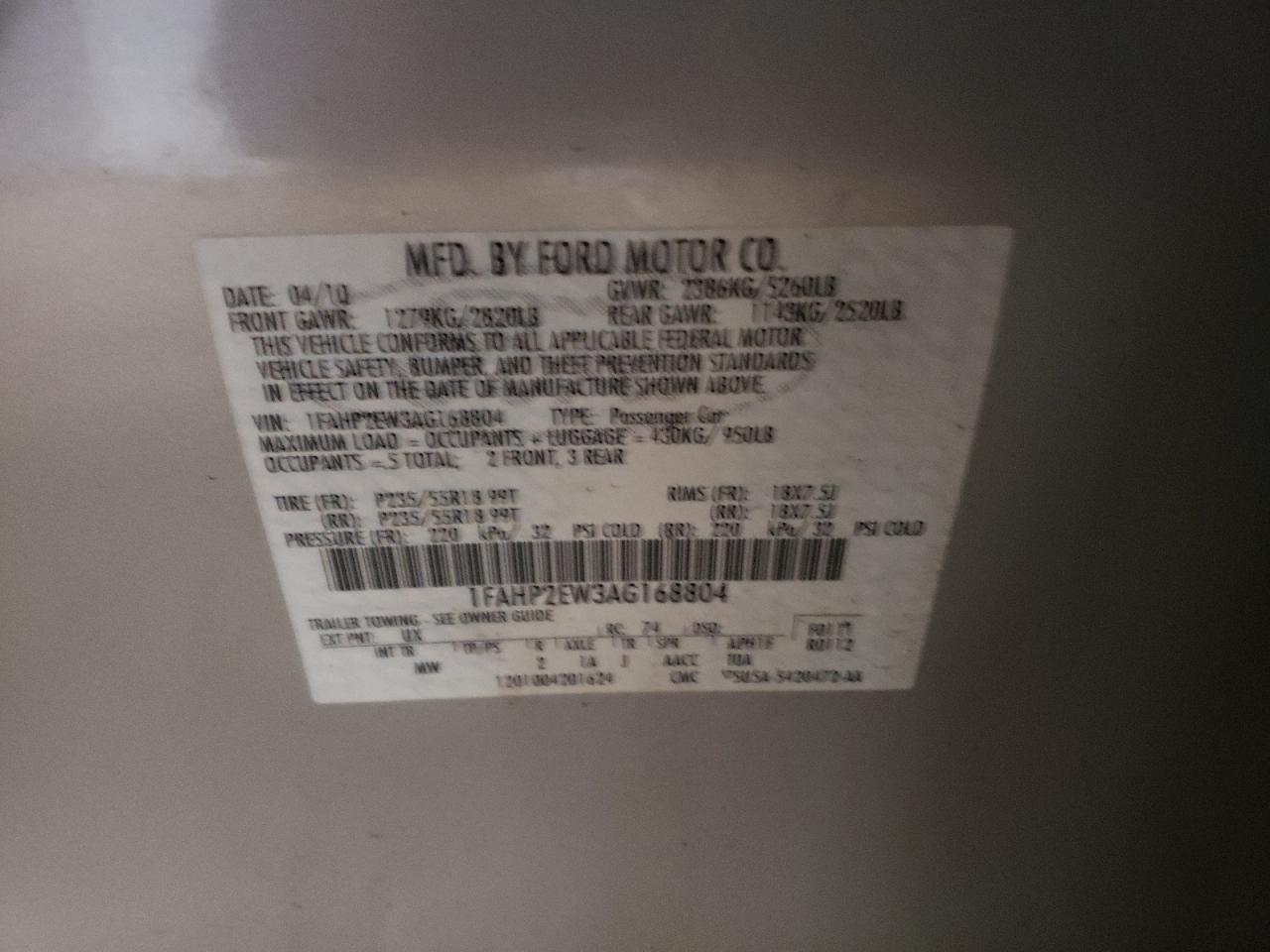 2010 Ford Taurus - Image 14