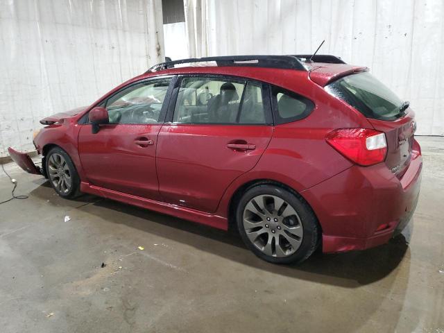  SUBARU IMPREZA 2012 Бордовий