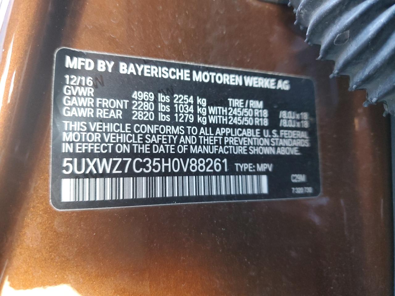 2017 BMW X3 - Image 15