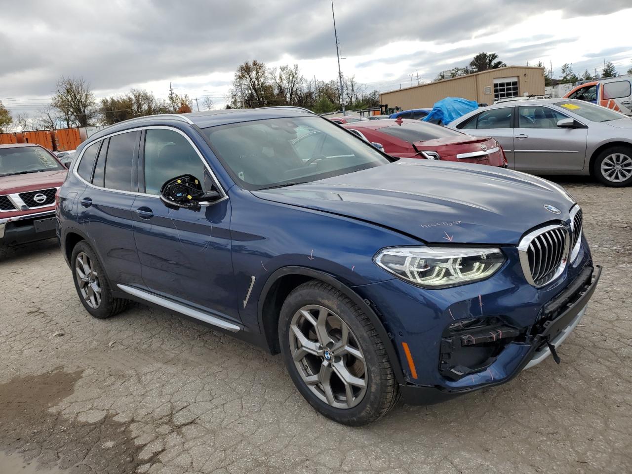 VIN 5UXTY5C02M9G22830 2021 BMW X3 no.4