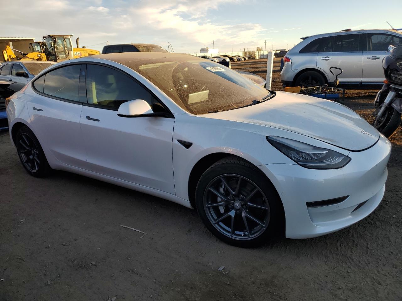 VIN 5YJ3E1EA2MF861144 2021 TESLA MODEL 3 no.4