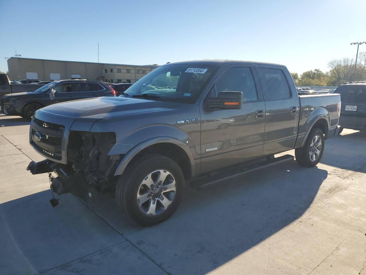 2014 Ford F150 Supercrew VIN: 1FTFW1CT7EFA45297 Lot: 81713354