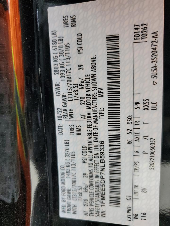 1FMEE5DP7NLB59336 2022 FORD BRONCO - Image 14