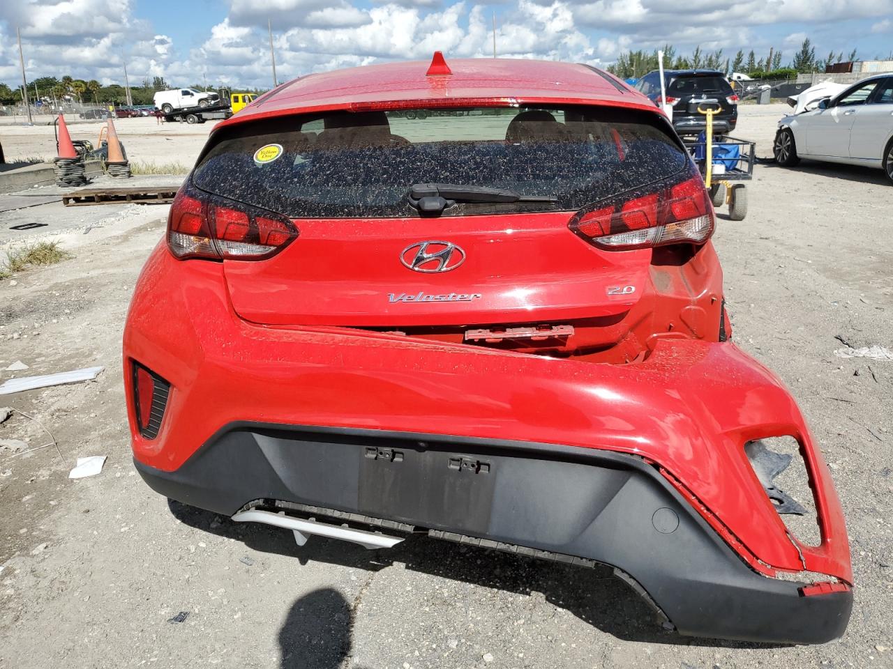 2019 Hyundai Veloster Base VIN: KMHTG6AF3KU014500 Lot: 80042384