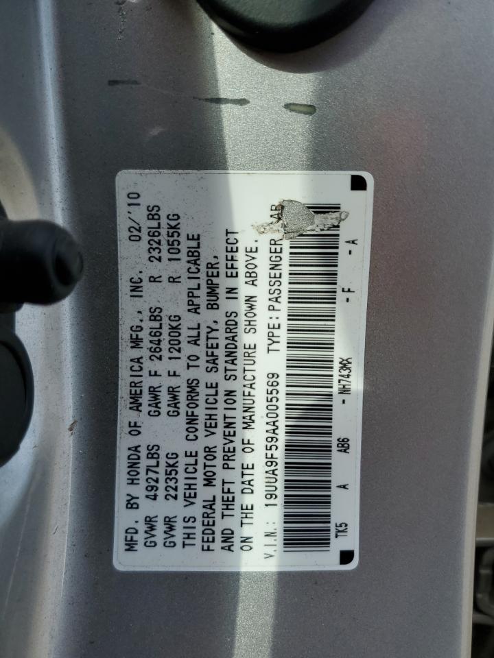 2010 Acura Tl VIN: 19UUA9F59AA005569 Lot: 79431344