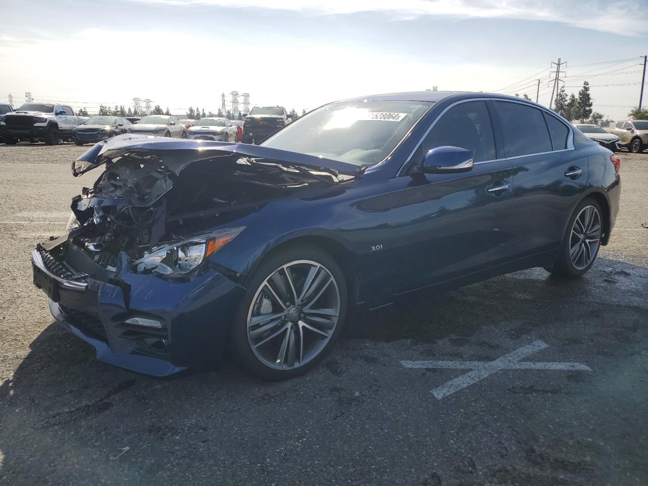 VIN JN1EV7APXHM743140 2017 INFINITI Q50 no.1