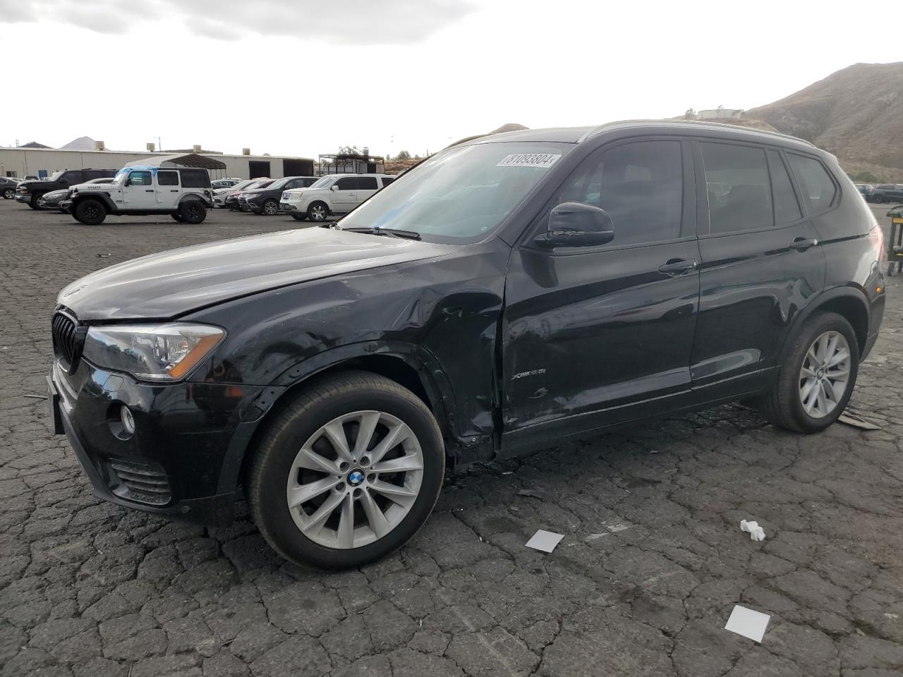 VIN 5UXWX9C51G0D93701 2016 BMW X3 no.1