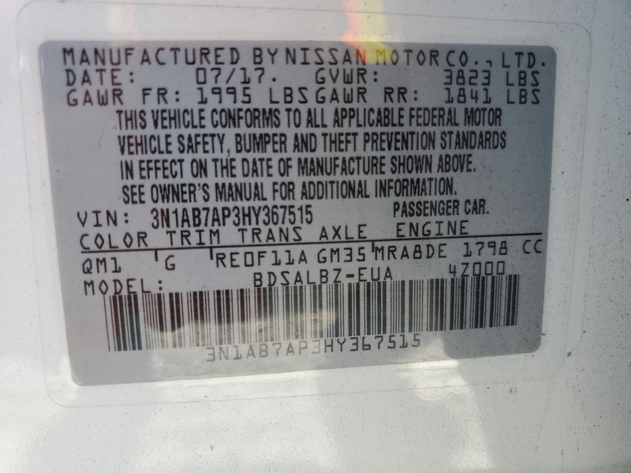 2017 Nissan Sentra - Image 12
