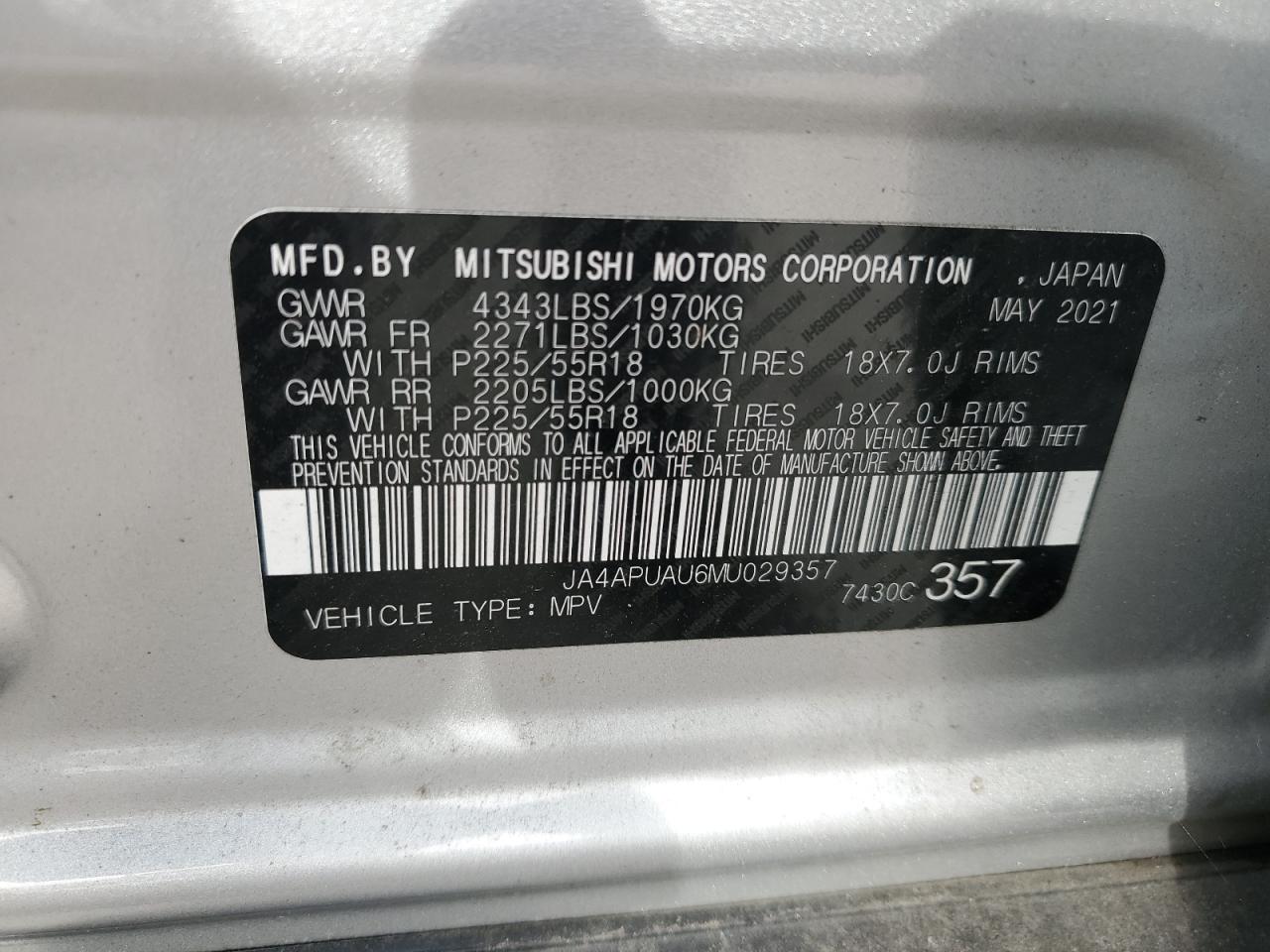2021 Mitsubishi Outlander - Image 14