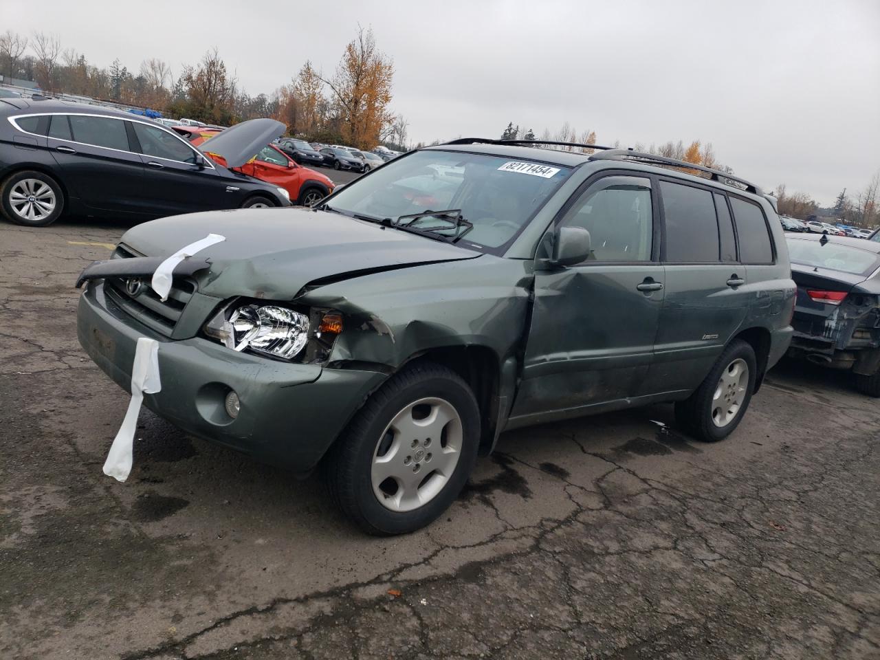 2007 Toyota Highlander Sport на продаже в Woodburn, OR - All Over