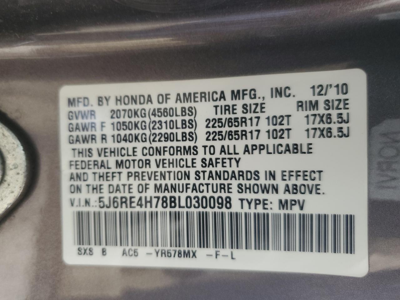 2011 Honda CR-V - Image 12