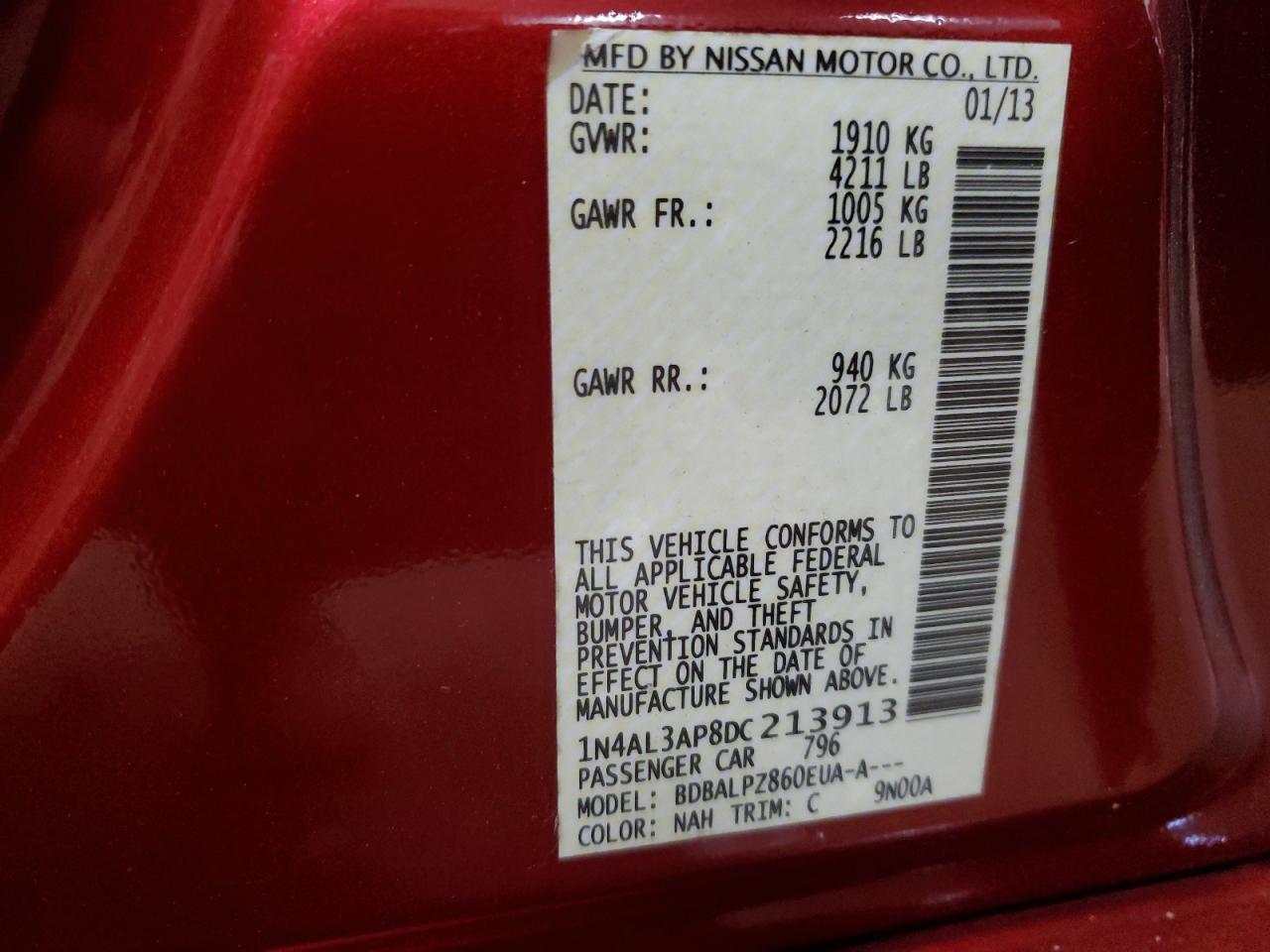2013 Nissan Altima - Image 12