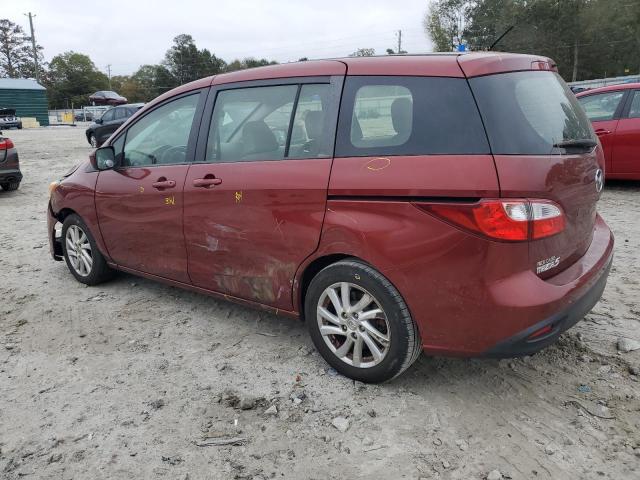  MAZDA 5 2012 Czerwony