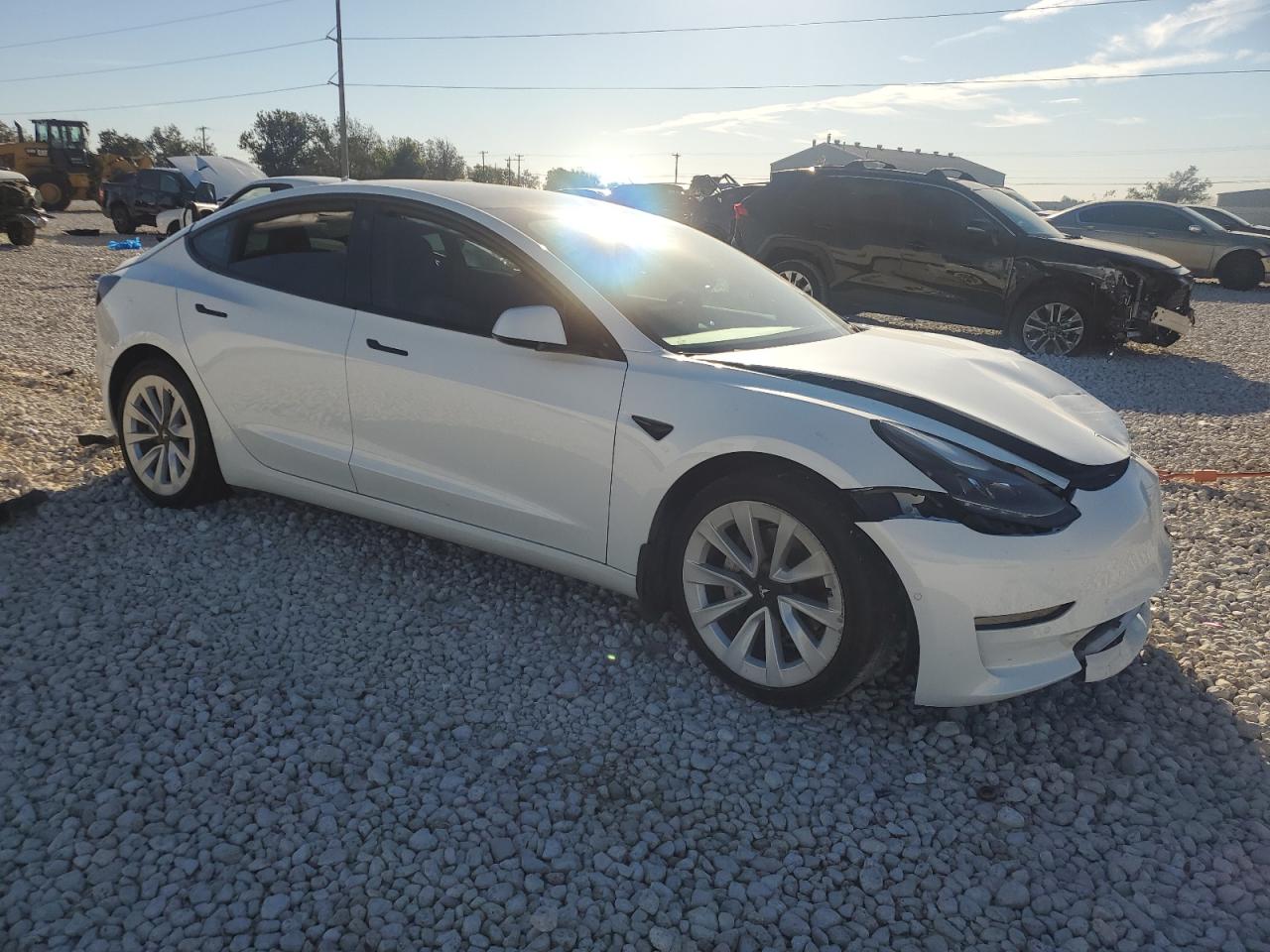 VIN 5YJ3E1EA5MF053824 2021 TESLA MODEL 3 no.4