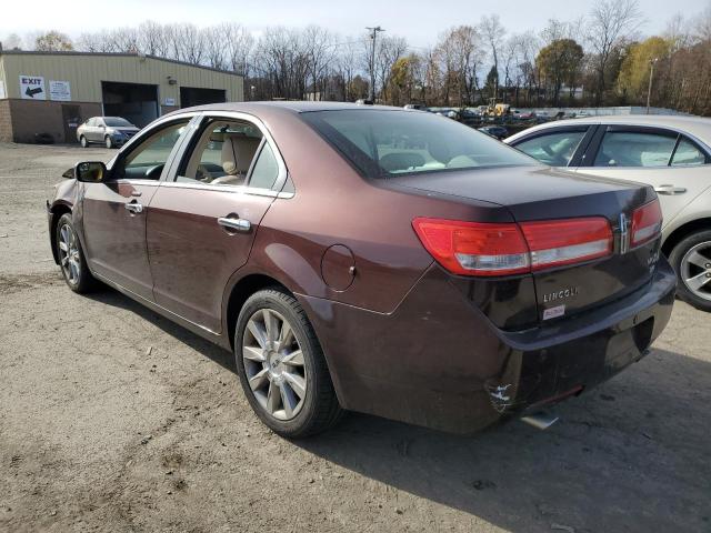  LINCOLN MKZ 2012 Бургунді