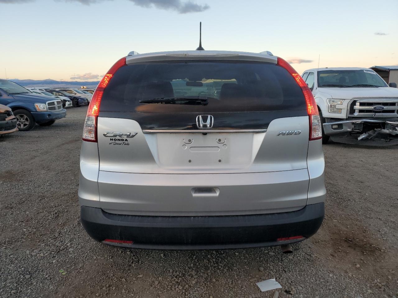 2013 Honda Cr-V Exl VIN: 2HKRM4H77DH606666 Lot: 80949424