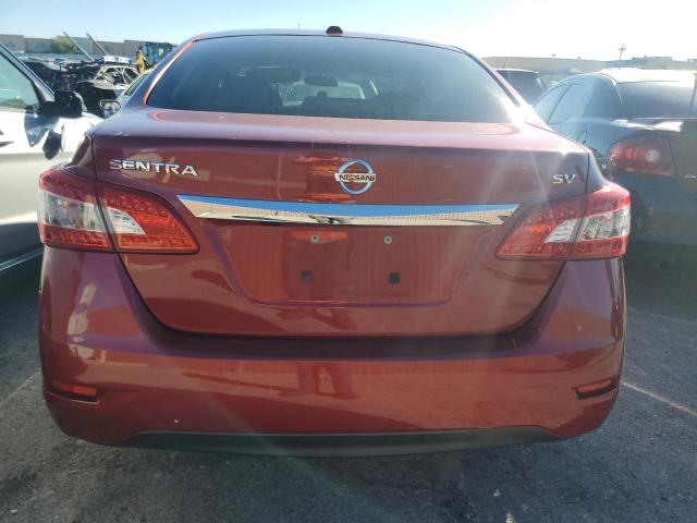  NISSAN SENTRA 2015 Czerwony