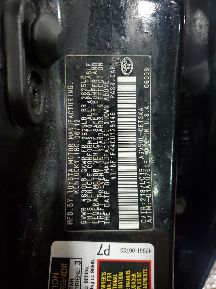 2012 Toyota Camry - Image 14