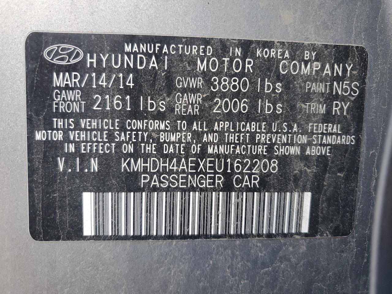2014 Hyundai Elantra - Image 12