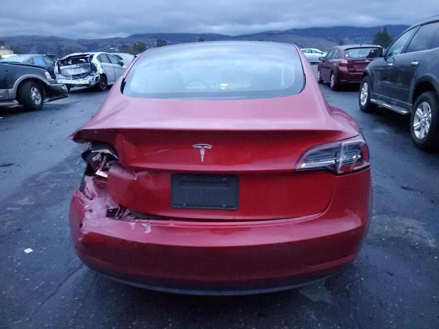  TESLA MODEL 3 2021 Czerwony