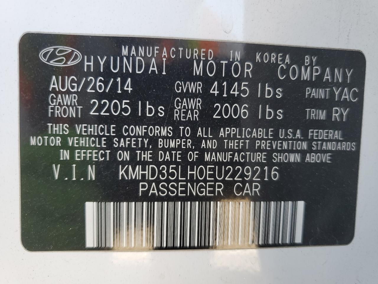 2014 Hyundai Elantra - Image 12