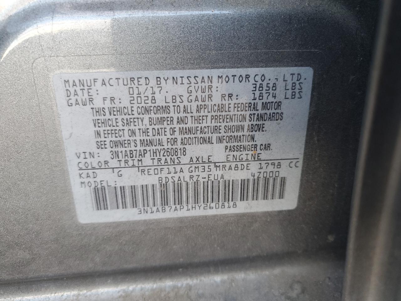 2017 Nissan Sentra - Image 12