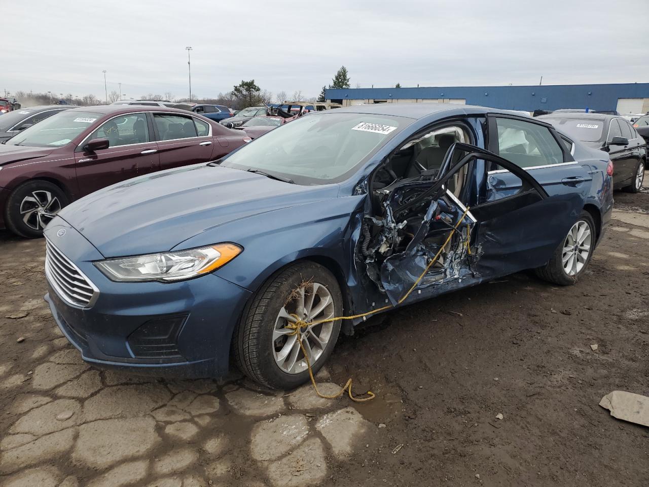 VIN 3FA6P0HD3KR219380 2019 FORD FUSION no.1