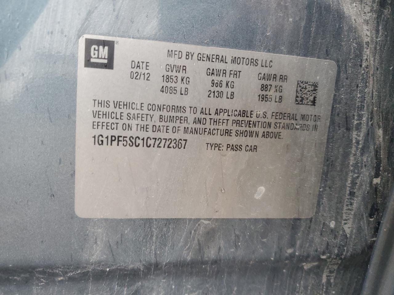 2012 Chevrolet Cruze - Image 12