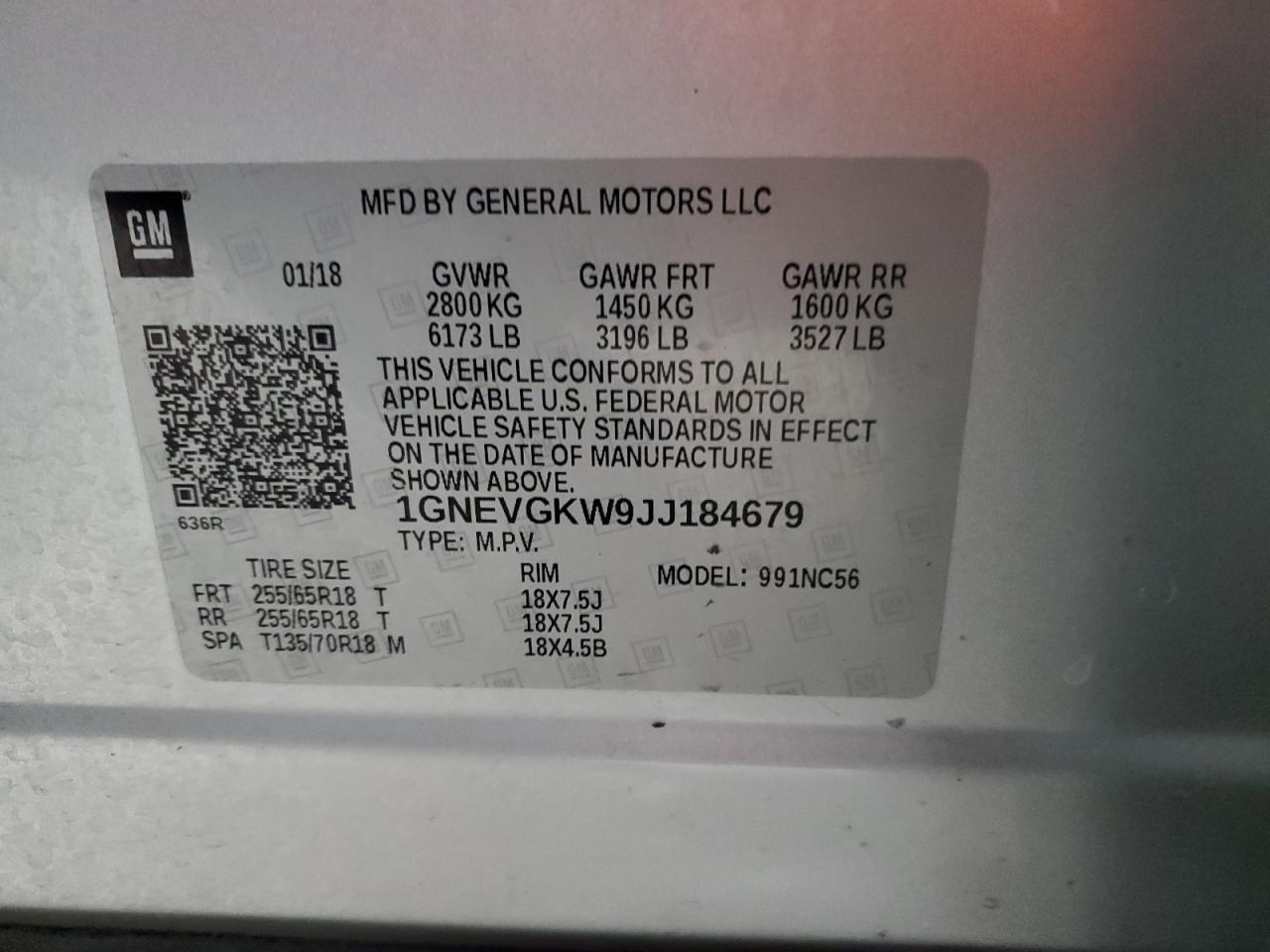 2018 Chevrolet Traverse - Image 14