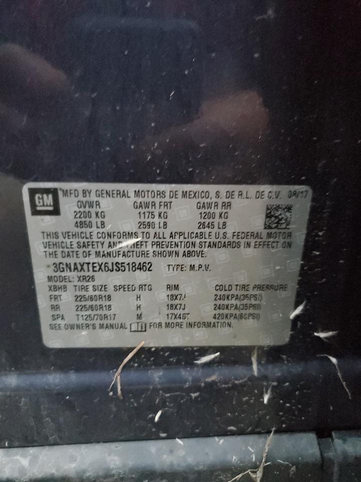 3GNAXTEX6JS518462 2018 CHEVROLET EQUINOX - Image 15