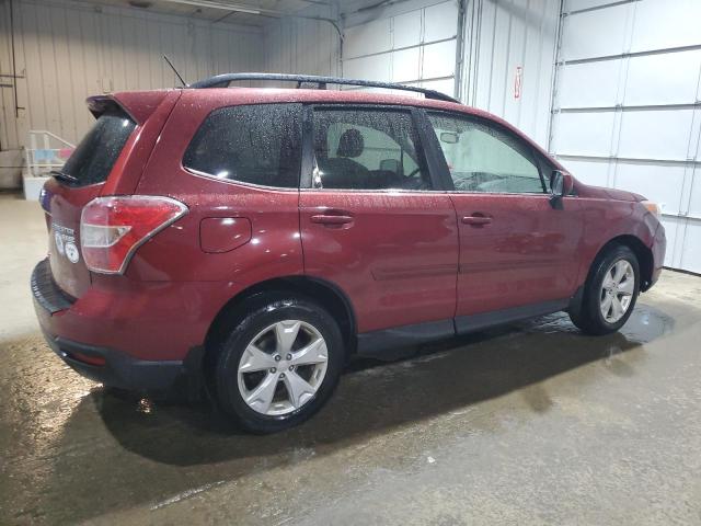  SUBARU FORESTER 2015 Красный