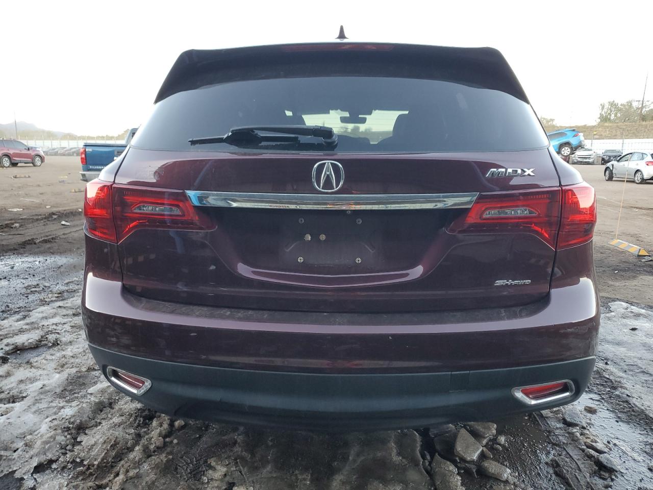 2016 Acura Mdx Technology VIN: 5FRYD4H40GB016893 Lot: 80649994