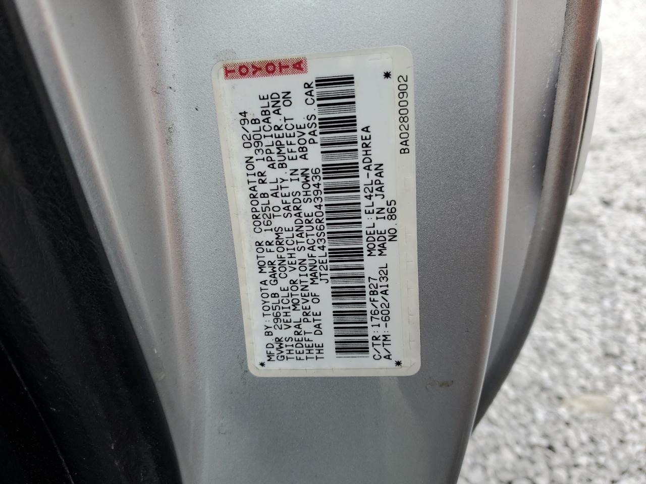1994 Toyota Tercel - Image 14
