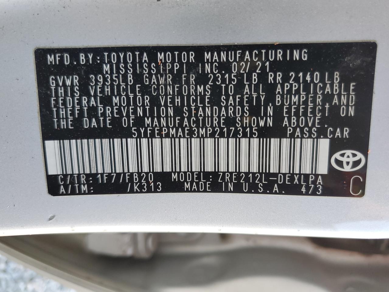 2021 Toyota Corolla - Image 14
