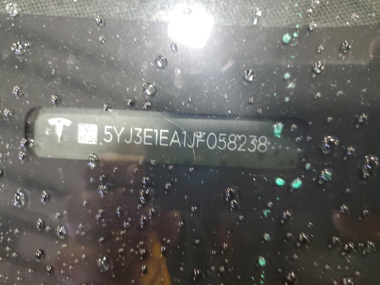 VIN 5YJ3E1EA1JF058238 2018 TESLA MODEL 3 no.13