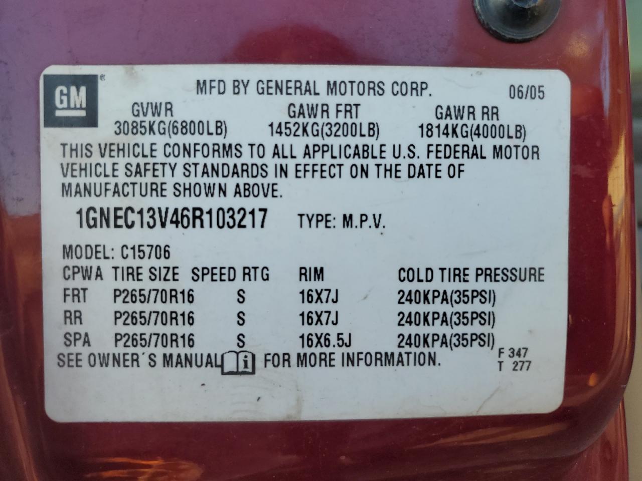 2006 Chevrolet Tahoe - Image 13