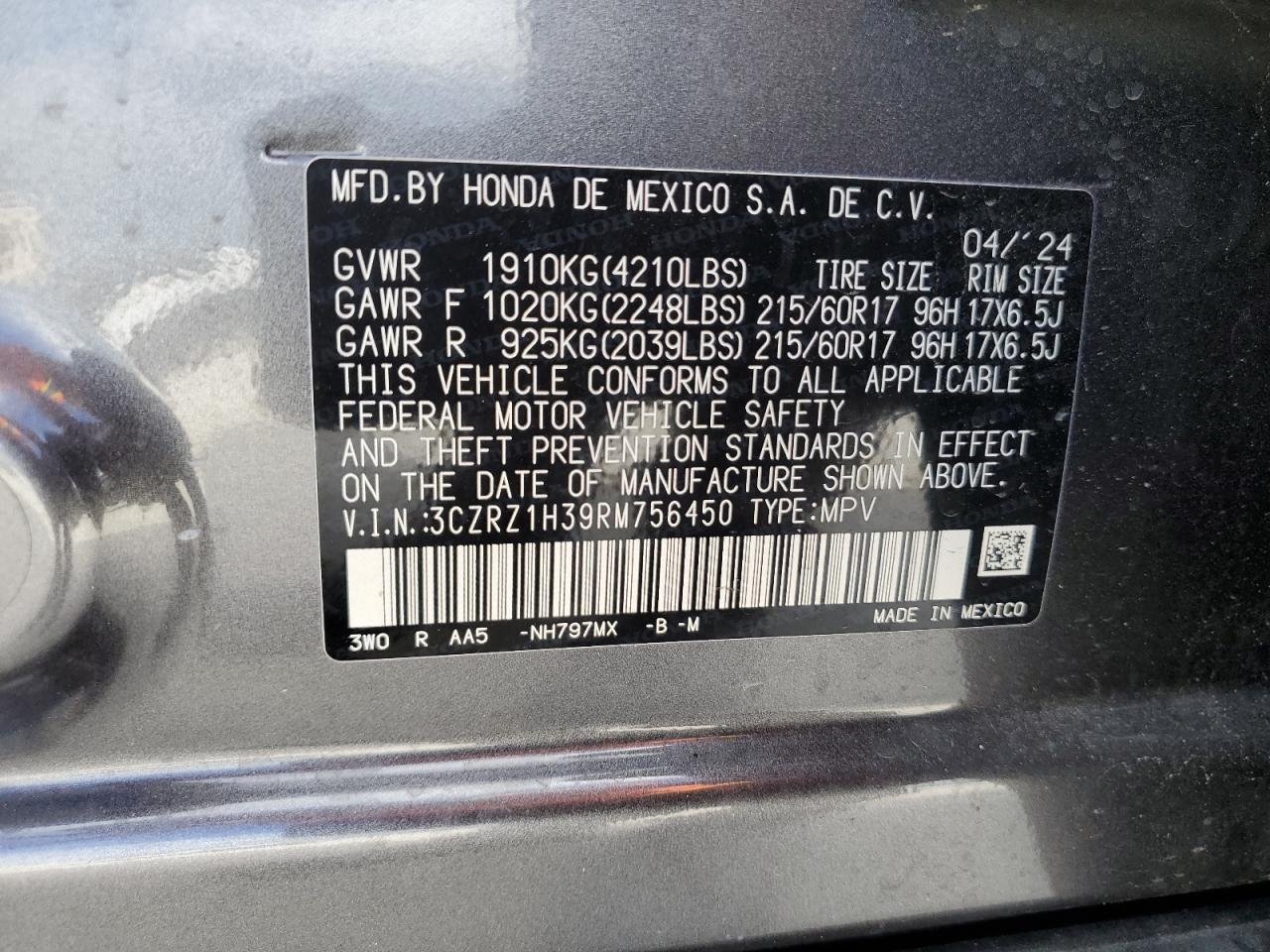 2024 Honda HR-V - Image 13