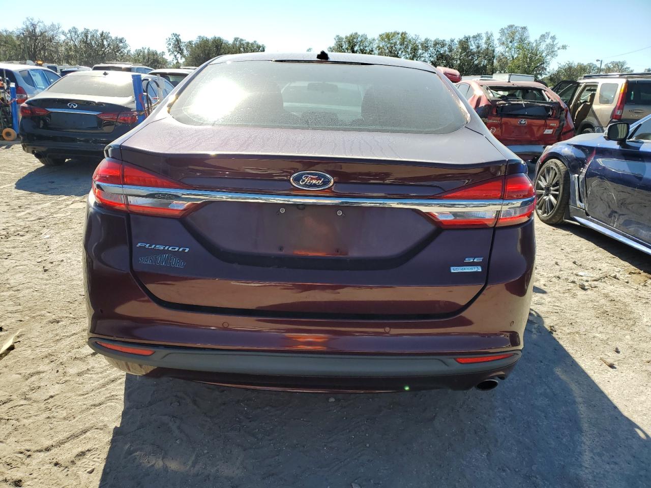 2017 Ford Fusion Se VIN: 3FA6P0HDXHR128521 Lot: 81742274