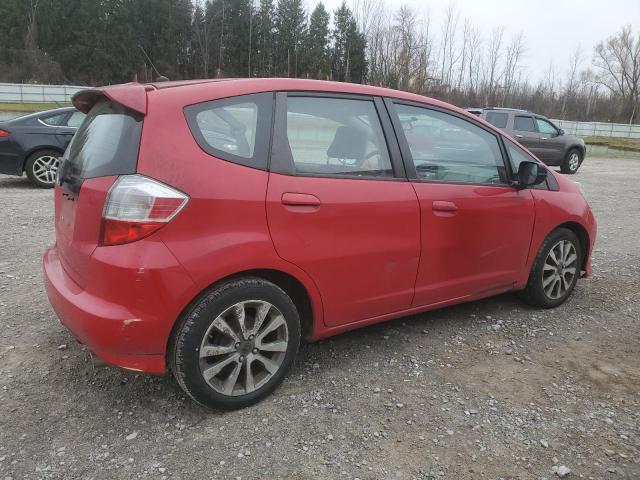  HONDA FIT 2012 Червоний