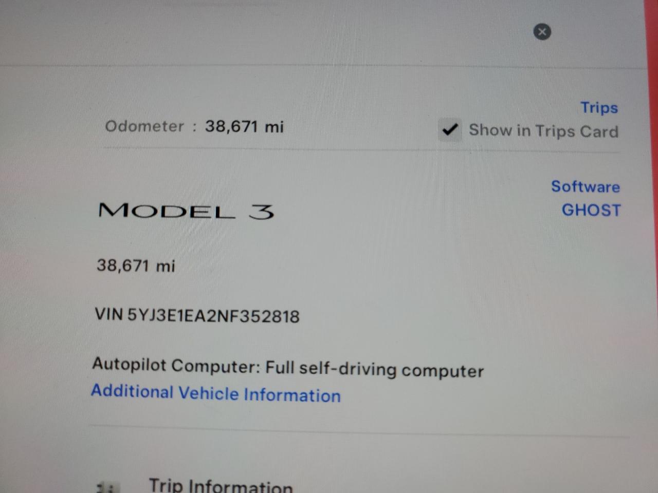 2022 Tesla Model 3 VIN: 5YJ3E1EA2NF352818 Lot: 78539444