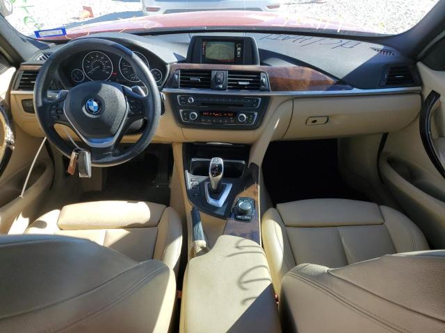  BMW 3 SERIES 2015 Czerwony