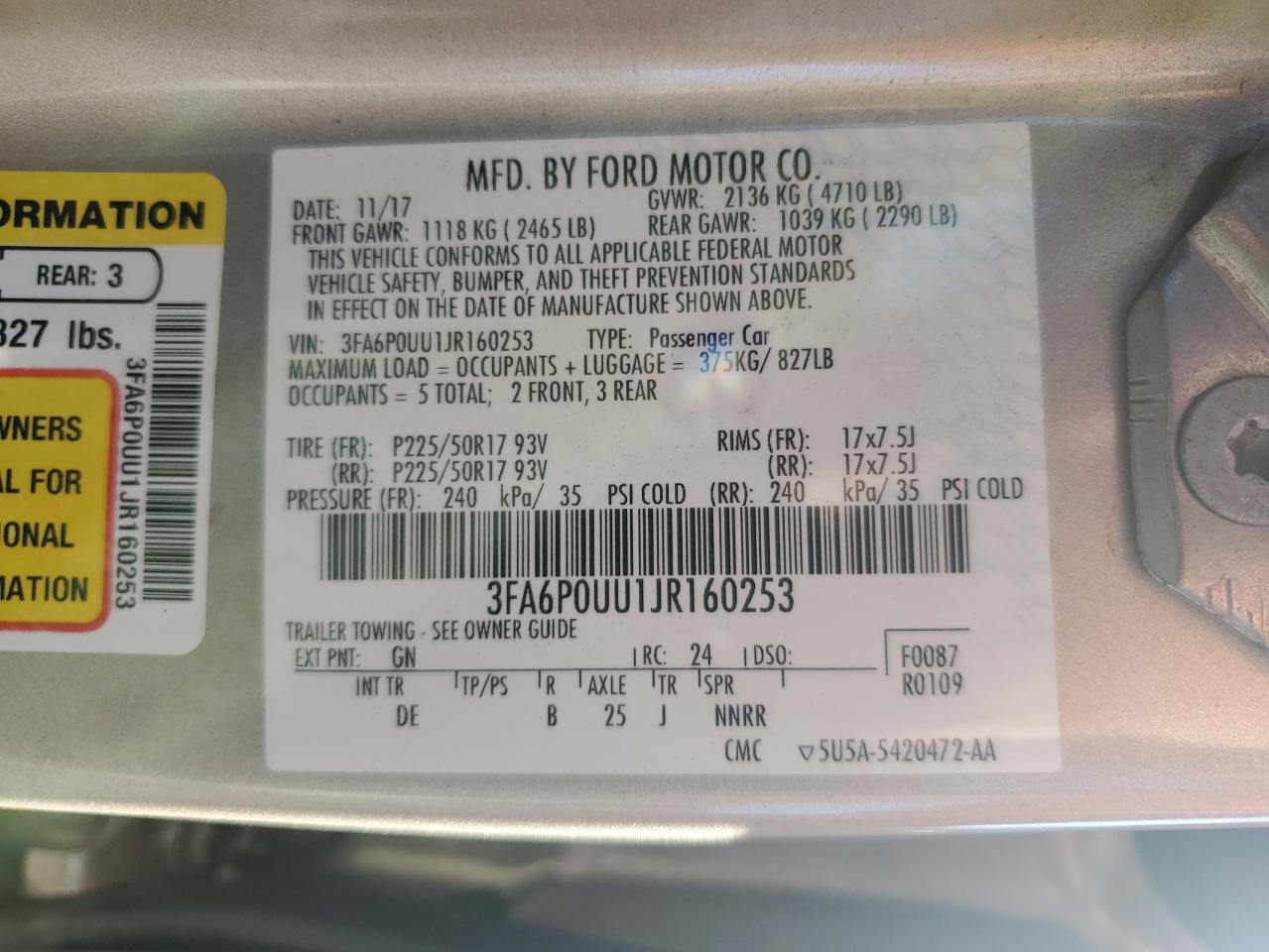 2018 Ford Fusion - Image 12