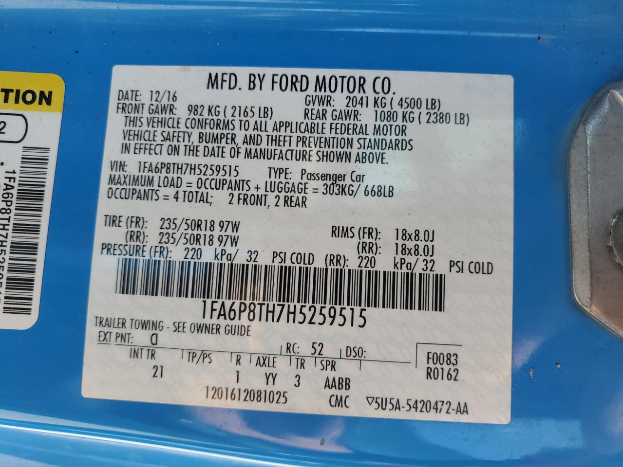 2017 Ford Mustang - Image 12