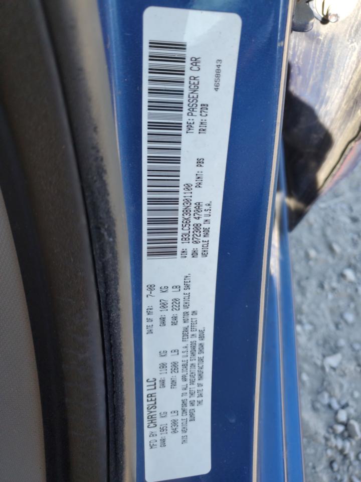 2008 Dodge Avenger Sxt VIN: 1B3LC56K38N301100 Lot: 82181674