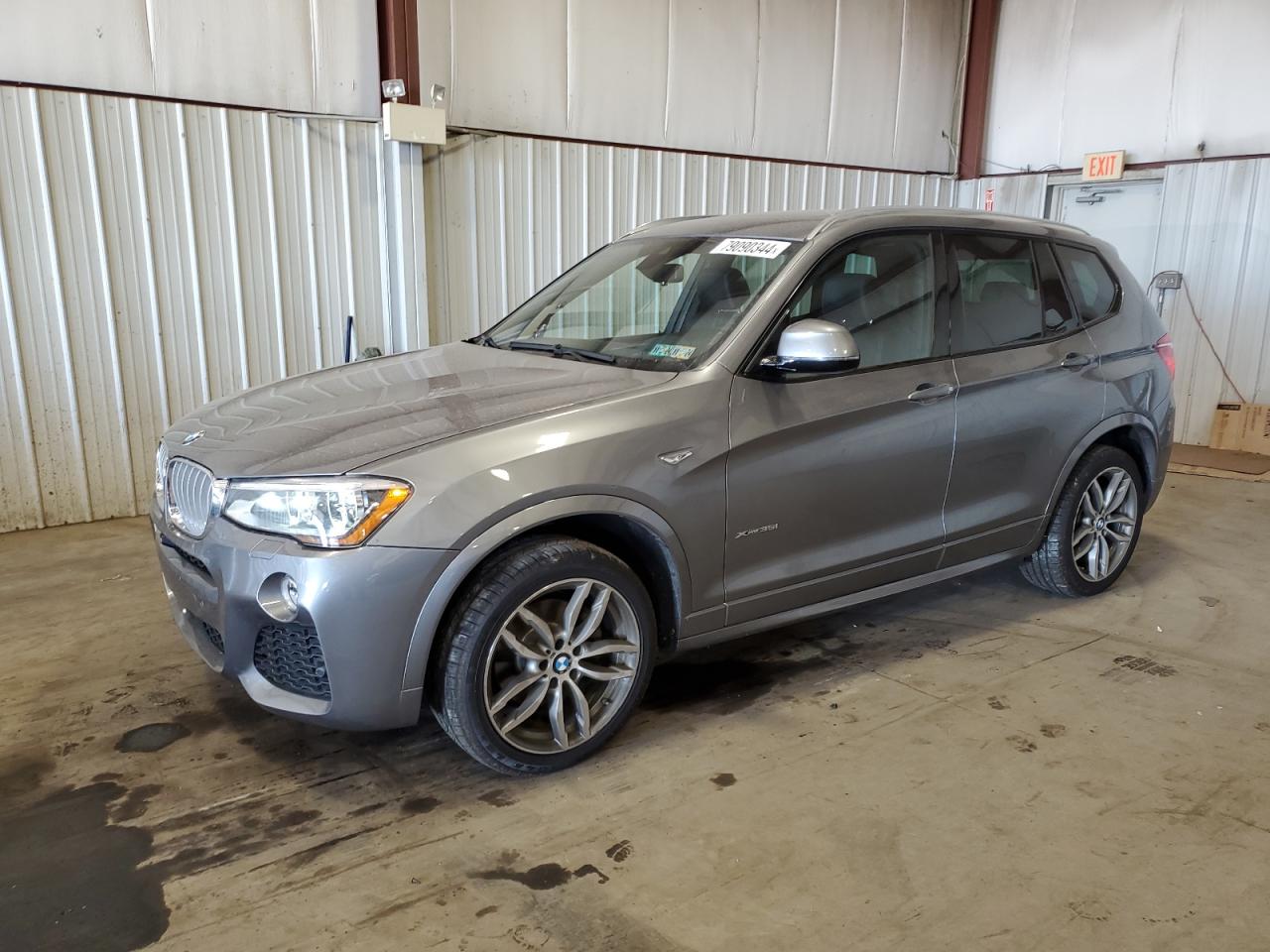 VIN 5UXWX7C54H0U42814 2017 BMW X3 no.1