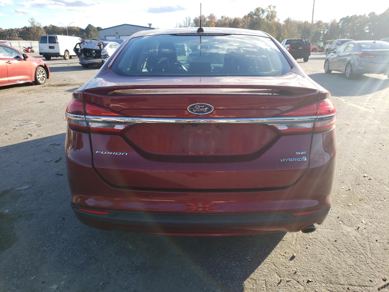 2018 Ford Fusion Se Hybrid VIN: 3FA6P0LU9JR119855 Lot: 81893854