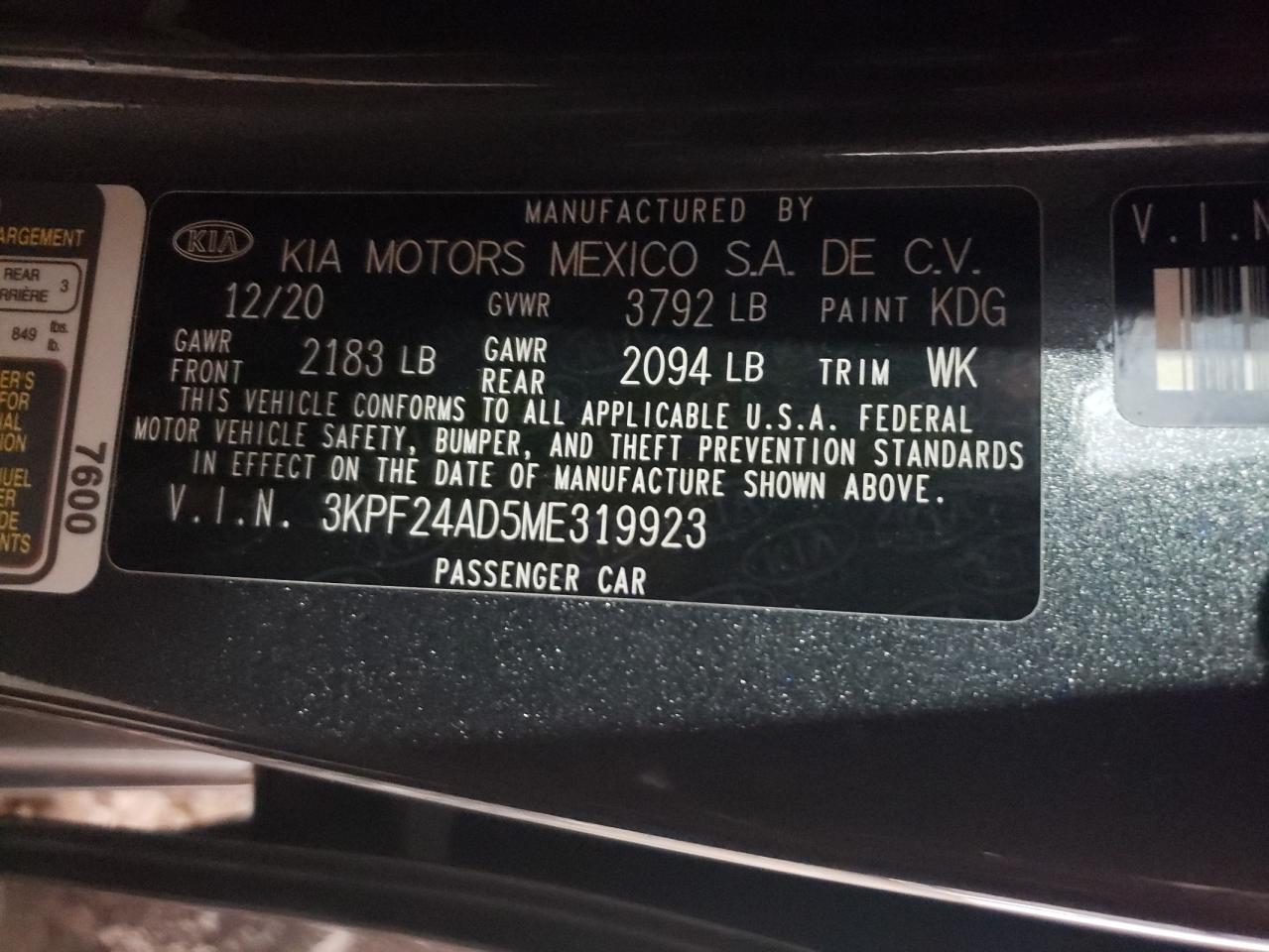 2021 Kia Forte - Image 13